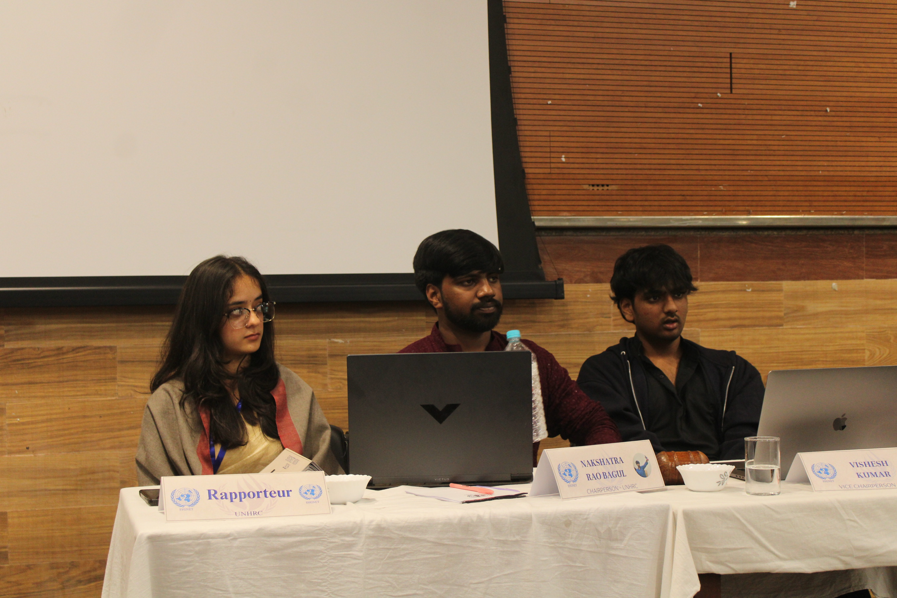 UNHRC Executive Board at the dais