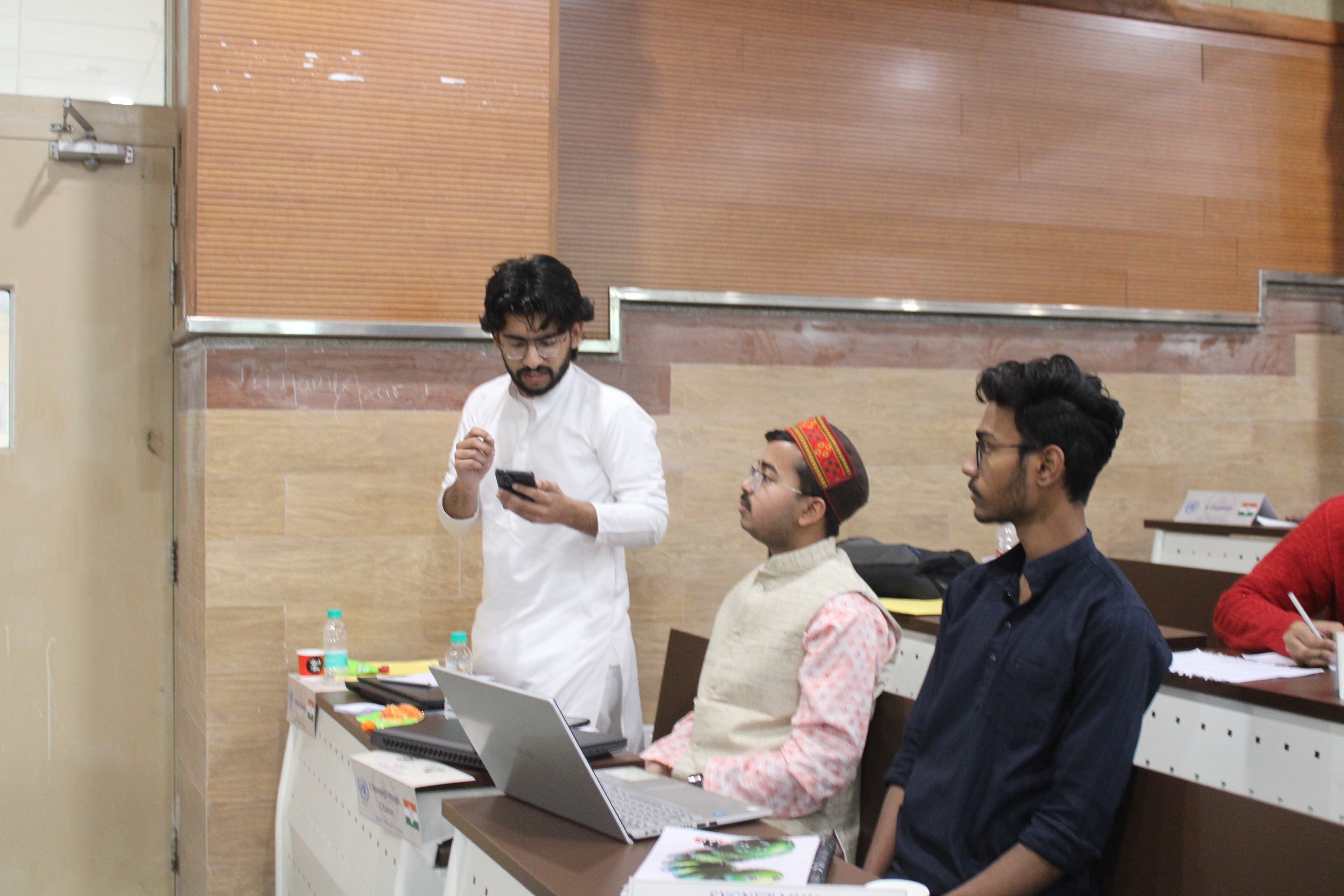 Delegate raising issues with committee members